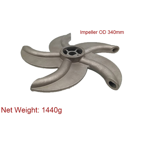 Piezas de lanzamiento del impulsor del difusor del instrumento de la ingeniería eléctrica del acero inoxidable del OEM